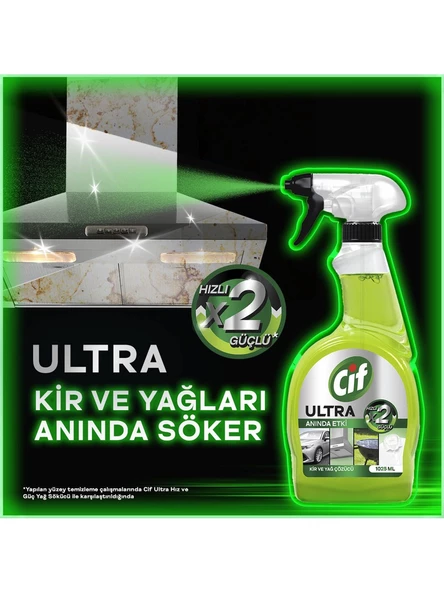 Cif Ultra Anında Etki Kir ve Yağ Çözücü 1025 ml ürün görseli 1