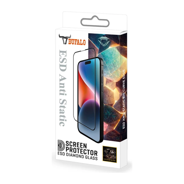 Bufalo iPhone 16 Plus ESD Anti Static Cam Ekran Koruyucu - Resim 5