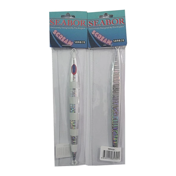 Seabor Scream 16.5cm 120gr Metal Jig Yem  Silver Glow ürün görseli 1
