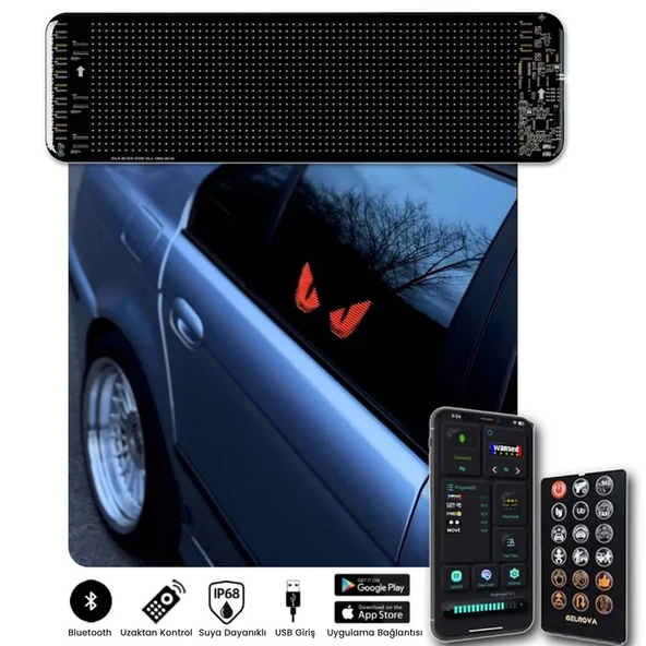 Kişiselleştirilebilir Car LED Ekran - Resim 2