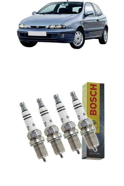 Bosch Fiat Bravo 1.6 16 Valve Buji Takımı Marka Orjinal 4'lü Ateşleme Bujisi ürün görseli 1