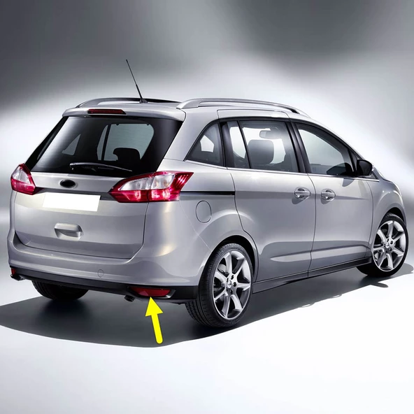 Ford Grand C-Max Cmax 2011-2014 Arka Tampon Sağ Reflektörü Sis Farı ürün görseli 1
