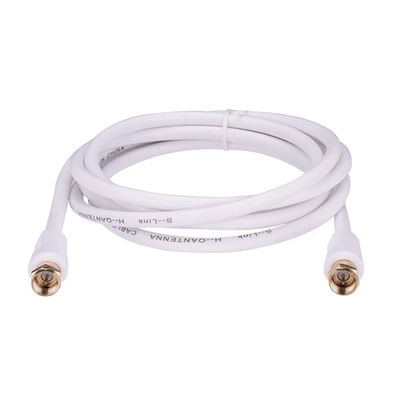 S-link SLX-841 1.8m TV 9.5M To RG6 F-M Anten Kablosu ürün görseli 1