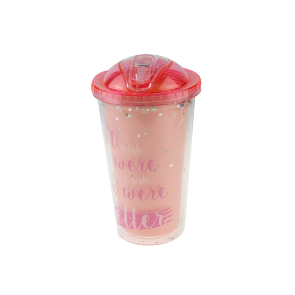 Bardak Matara 600 Ml Suluk Matara Pembe ürün görseli 1