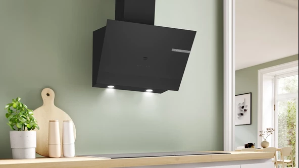 Bosch DWK67PJ60T Siyah Duvar Tipi Davlumbaz - Resim 2