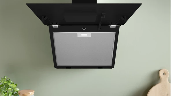 Bosch DWK67PJ60T Siyah Duvar Tipi Davlumbaz - Resim 5