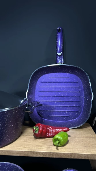 9 PARÇA GRANİT SET - Resim 4