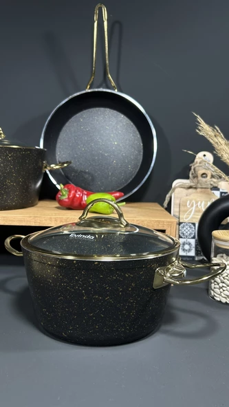 7 Parça Granit Set - Resim 4