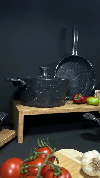 7 Parça Granit Set - Resim 2