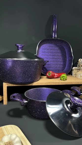 9 PARÇA GRANİT SET ürün görseli 1
