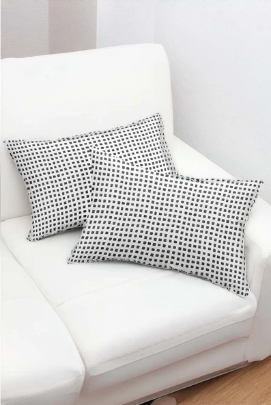 Upstyle Yastık Kılıfı 50x70 cm  Uzay Kombin Beyaz ürün görseli 1