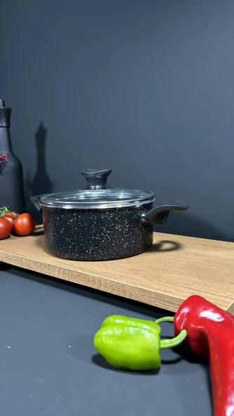 GRANİT DERİN TENCERE 18 CM - Resim 3