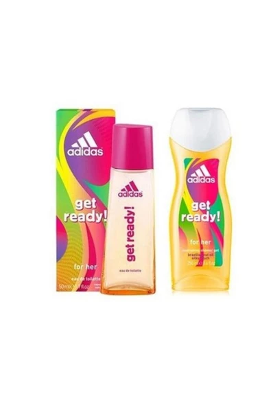 ADİDAS BAYAN EDT SET GET READY 250ML+75ML ürün görseli 1