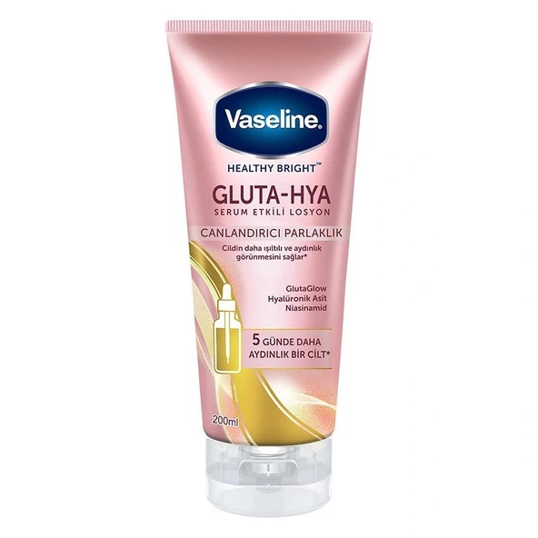 Vaseline Gluta - Hya Serum Etkili Vücut Losyonu 200 ml ürün görseli 1