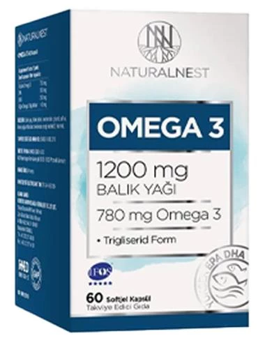 Naturalnest Omega 3 1200 Mg 60 Kapsül ürün görseli 1