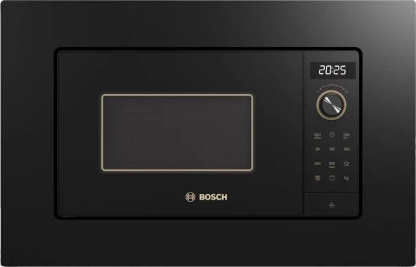 Bosch BEL623MY3 Siyah Ankastre Mikrodalga Fırın ürün görseli 1