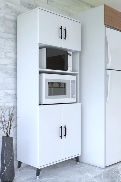 ESMOPA MOBİLYA Çok Amaçlı Dolap, Fırın, Kiler, Banyo, Balkon Dolap (büyük Boy Fırın Kabini) ürün görseli 1