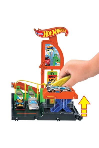 HOT WHEELS ELEKTRİKLİ ARAÇ ŞARJ İSTASYONU 2 HTN79 ürün görseli 1