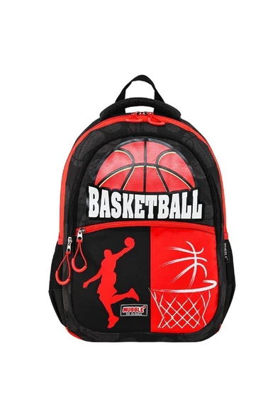 MU-9164 MUGGLE MU-9164 TEAM BASKETBALL KOLEKSİYONU İLKOKUL ÇANTASI ürün görseli 1