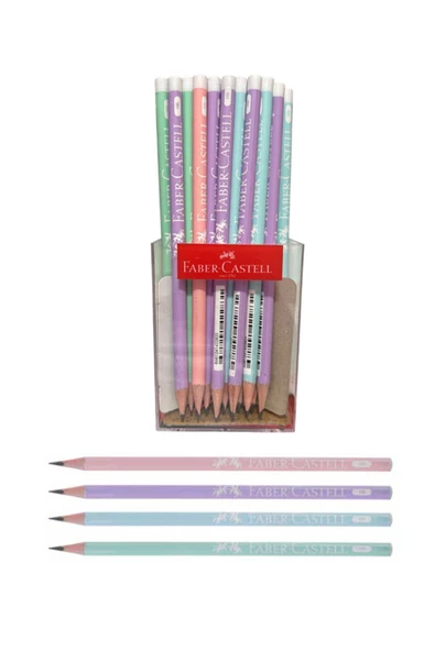 Faber Şövalye Kurşun Kalem Pastel Kalem 12 Li Paket (5244000050) ürün görseli 1