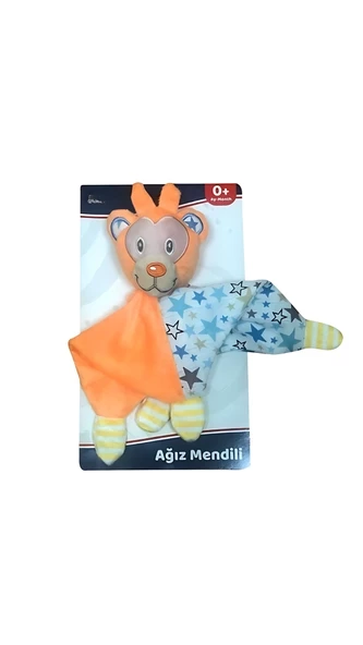 Vavbaby Peluşlu Ağız Mendili Turuncu Maymun ürün görseli 1