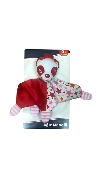 Vavbaby Peluşlu Ağız Mendili Kırmızı Panda ürün görseli 1