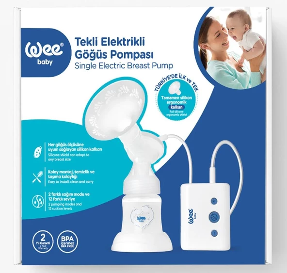 Wee Baby Tekli Elektrikli Göğüs Pompası (Kod:444) ürün görseli 1