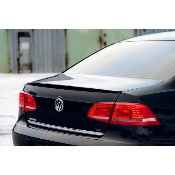 VOLKSWAGEN PASSAT B7 PARLAK SİYAH SPOYLER (SRY) ürün görseli 1