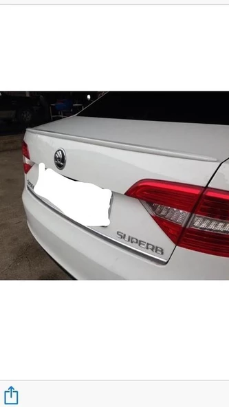 SKODA SUPER B 2012- BEYAZ SPOYLER (SRY) ürün görseli 1