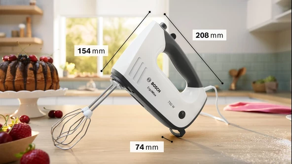 Bosch MFQ37400 750 W Mikser - Resim 4