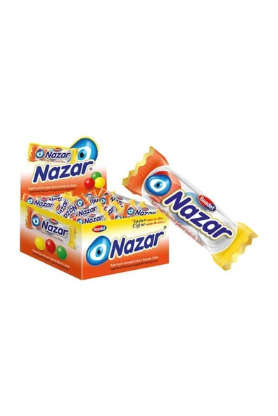 NAZAR 100'Lü Tuttifrutti Aromalı Sakız ürün görseli 1