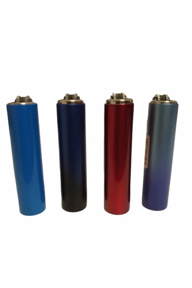 RENKYAPI 4 Adet Kaliteli Çarklı Taşlı Doldurulur Çakmak Clipper Flamagas Karışık Renk ürün görseli 1