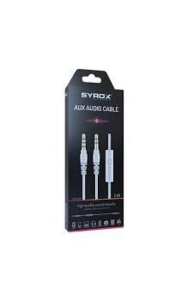 SYROX C188 Mikrofonlu Aux Kulaklık Kablosu ürün görseli 1