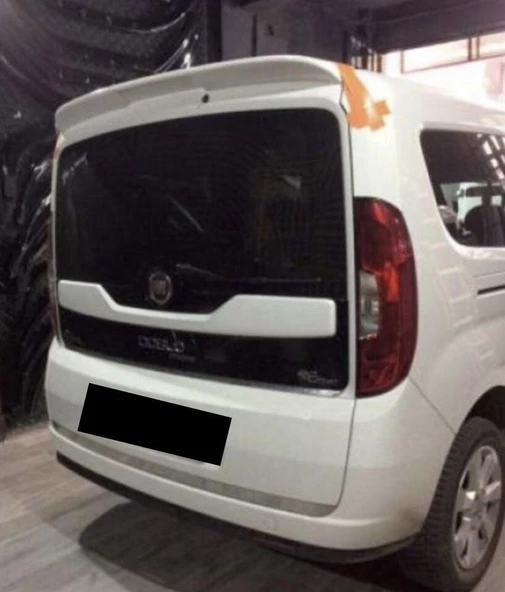 FİAT DOBLO 2010-2022 BEYAZ SPOİLER - Resim 3