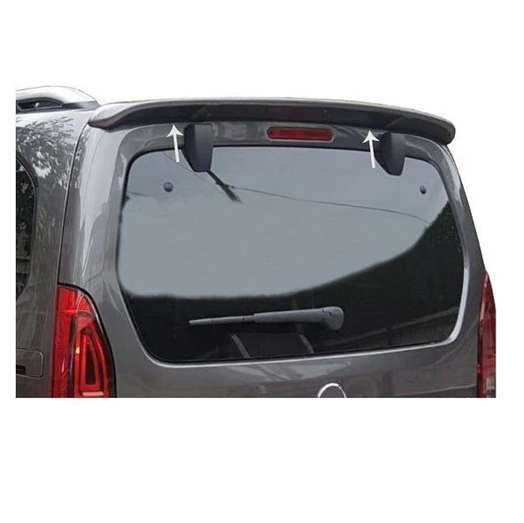 PEUGEOT PARTNER TEPEE 2009-2018 SİYAH SPOİLER - Resim 7