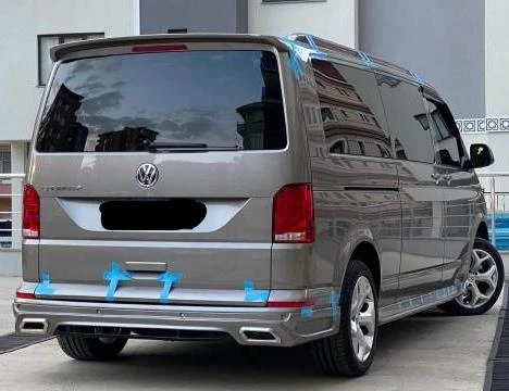 VOLKSWAGEN TRANSPORTER T7 SİYAH SPOİLER ürün görseli 1