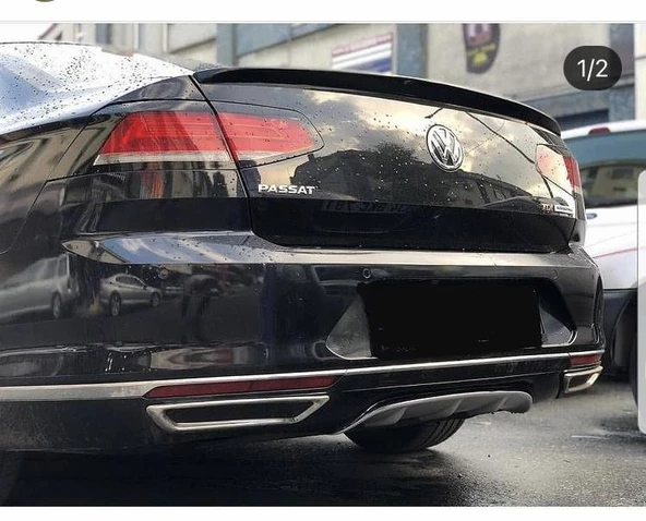 VOLKSWAGEN PASSAT B8 SİYAH SPOİLER - Resim 3