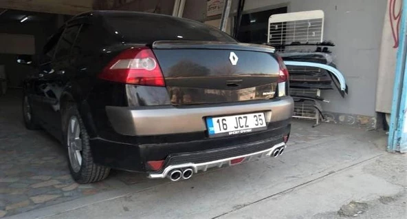 RENAULT MEGANE 2 SİYAH SPOİLER - Resim 6