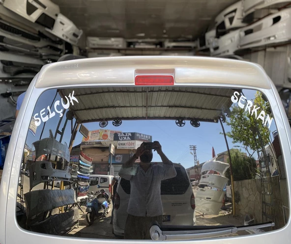VOLKSWAGEN CADDY 2003-2014 BEYAZ SPOİLER - Resim 5