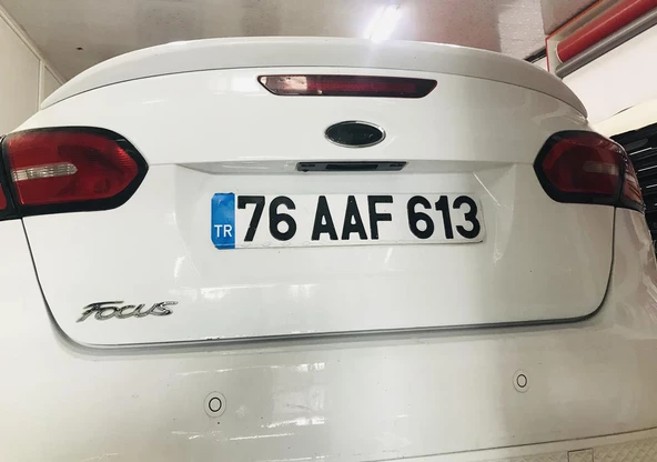 FORD FOCUS 2011-2015 BEYAZ SPOİLER - Resim 5