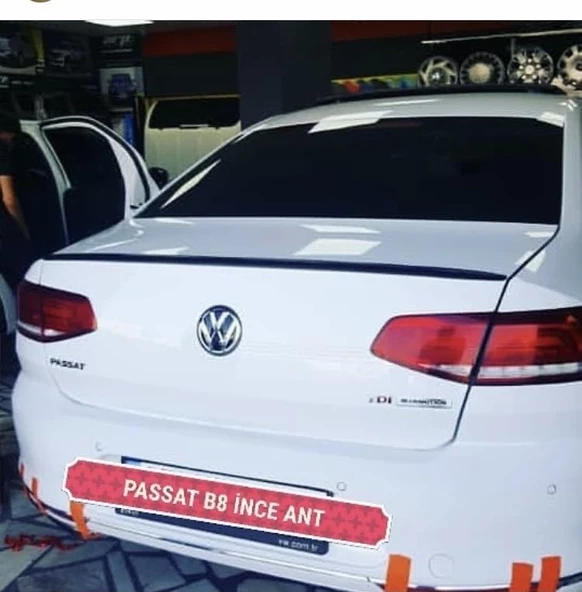 VOLKSWAGEN PASSAT B8 SİYAH SPOİLER - Resim 4