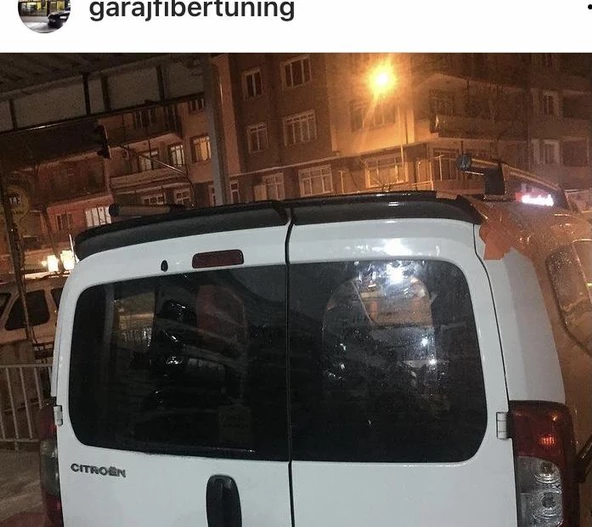 FİAT FİORİNO ÇİFT KAPI GRİ SPOİLER - Resim 3