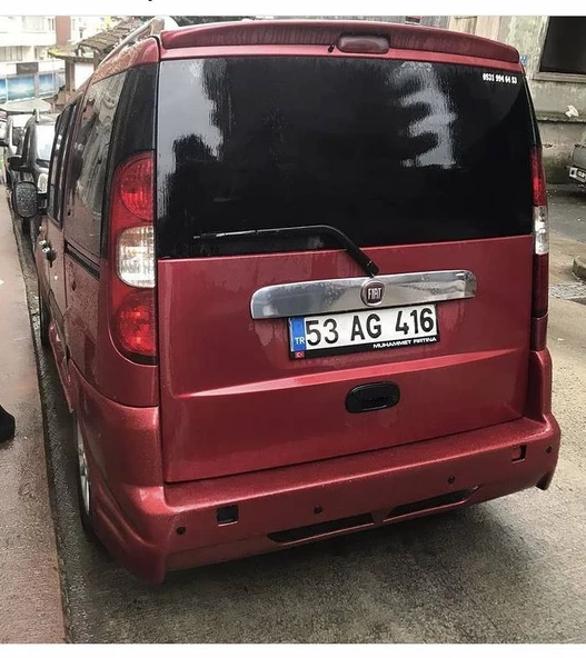 FİAT DOBLO 2001-2009 BEYAZ SPOİLER - Resim 3