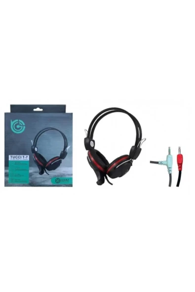 TUCCI T-7 Gaming Oyuncu Kulaklık Mikrofonlu ürün görseli 1