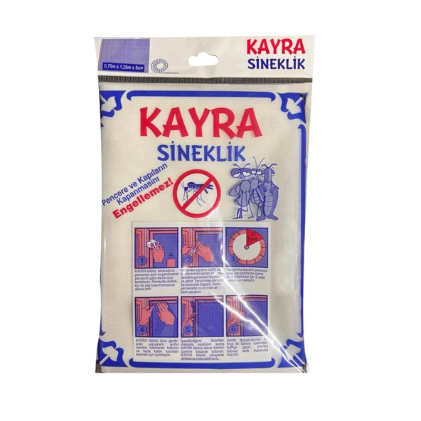 KAYRA Sineklik Küçük Pvc 75x125 Cm Yapıştırmalı Hazır Sineklik ürün görseli 1