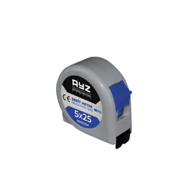 AYZ ŞERİT METRE GRİ (PR0525A) 5x25 MT - Resim 2