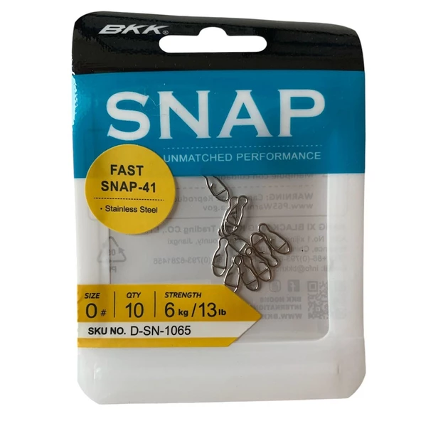 BKK Fast Snap-41 Klips No:0 (10'lu Paket) ürün görseli 1