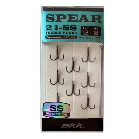 BKK Spear-21 SS Üçlü İğne 8'li Paket No:12 ürün görseli 1