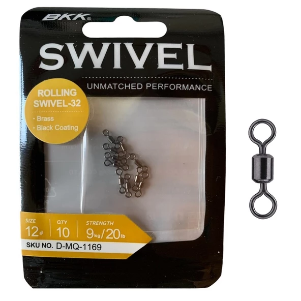 BKK Rolling Swivel-32 Fırdöndü No:12 (10'lu Paket) ürün görseli 1