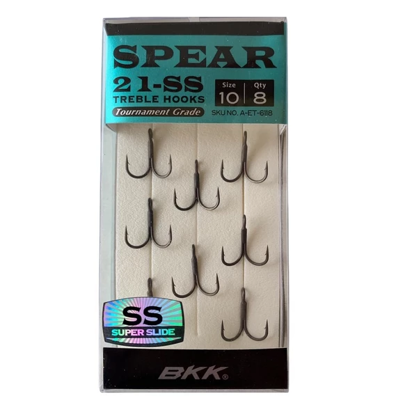 BKK Spear-21 SS Üçlü İğne 8'li Paket No:10 ürün görseli 1